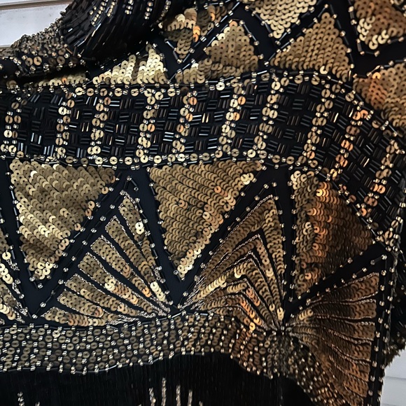 French Connection Beaded Holiday Dress - Picture 5 of 6